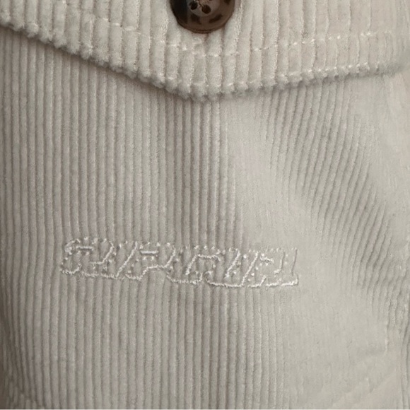 RIP CURL Stevie Cord Cream Shirt Coastal Cowgirl Surfer Style Shacket Size M NWT - Picture 8 of 15